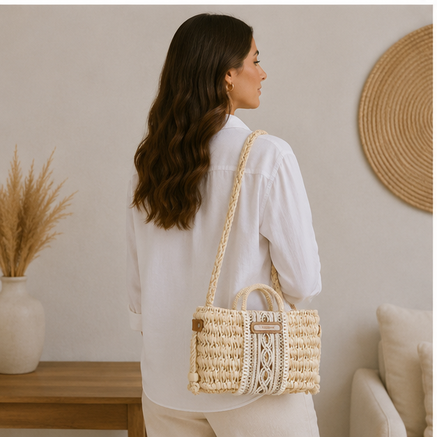 Bolso de mimbre