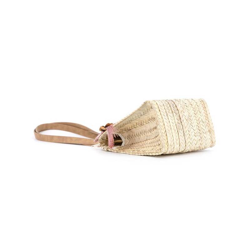 Bolso cuadrado de mimbre
