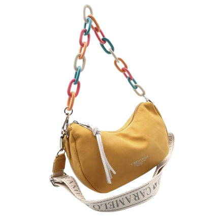 Bolso de hombro amarillo