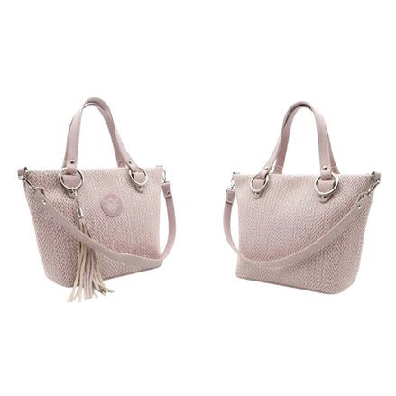 Bolso de hombro rosa