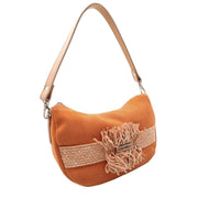 Bolso de hombro naranja
