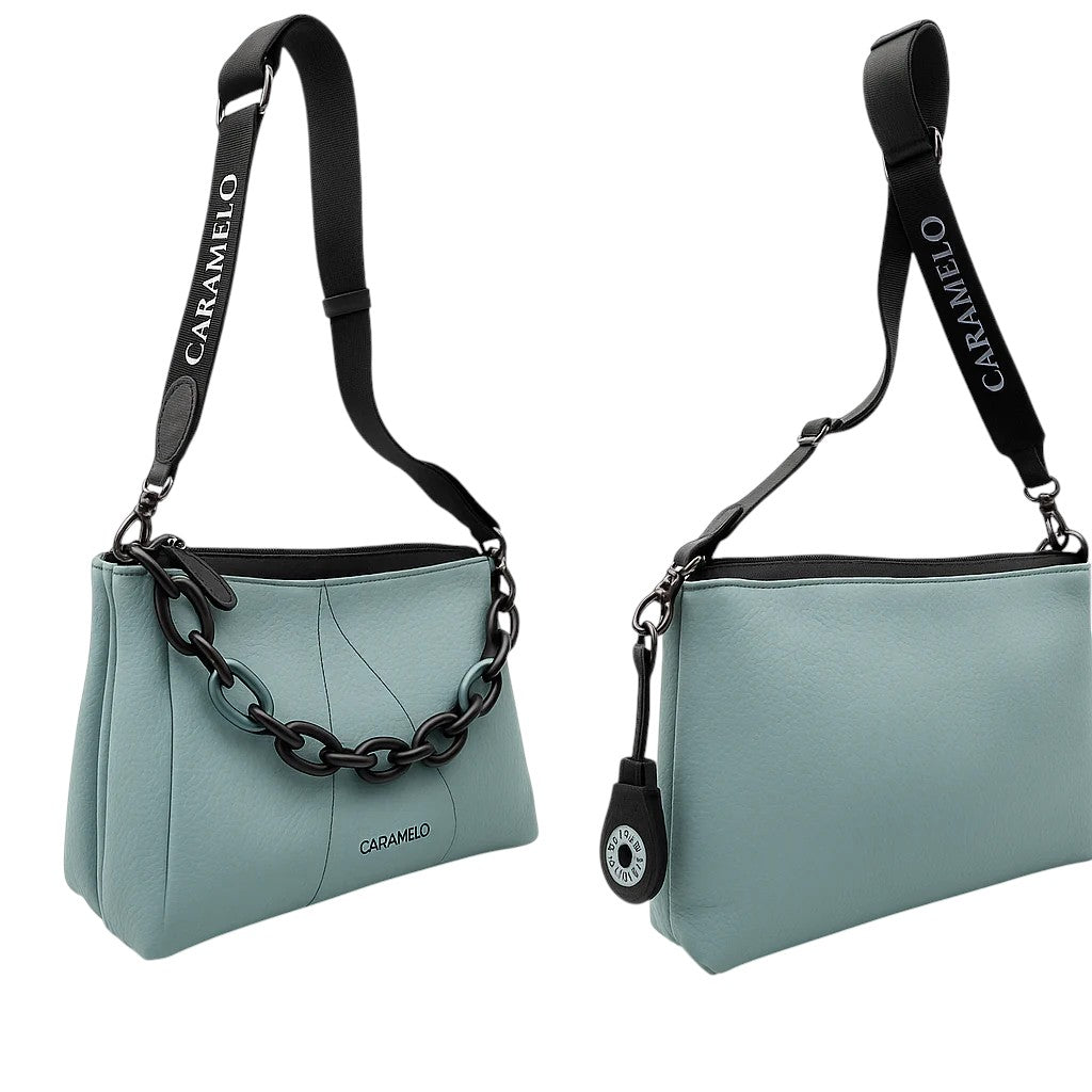 Bolso bandolera pequeño de piel