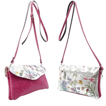 Bolso de hombro de piel