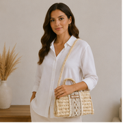Bolso de mimbre