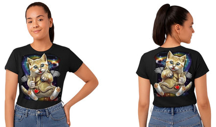 Camiseta de gato Cupido para adultos