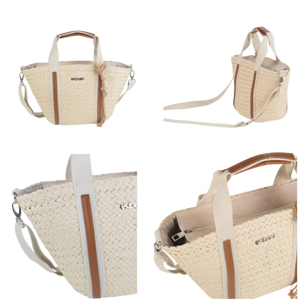 Bolso trenzado natural