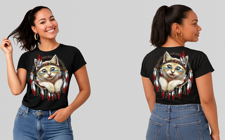 Camiseta de adulto Royal Cat