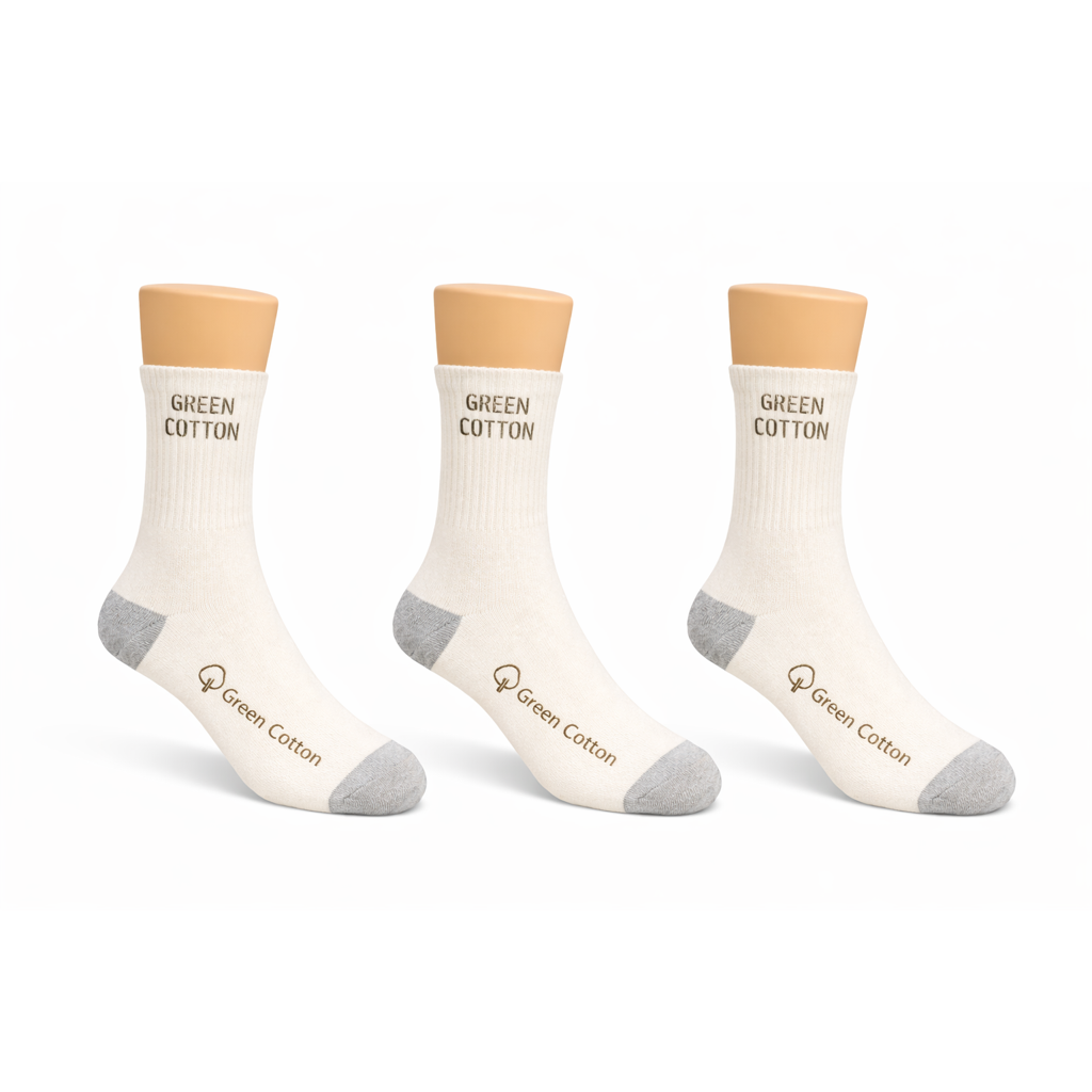 Juego de 3 calcetines hasta la rodilla color gris claro