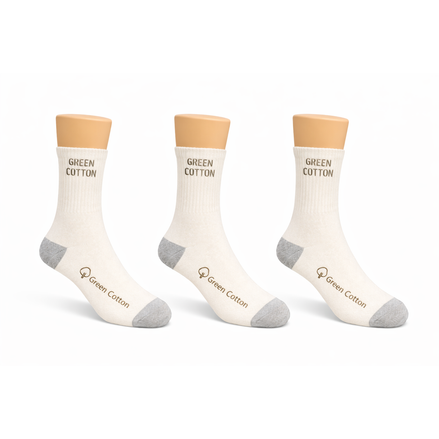 Juego de 3 calcetines hasta la rodilla color gris claro