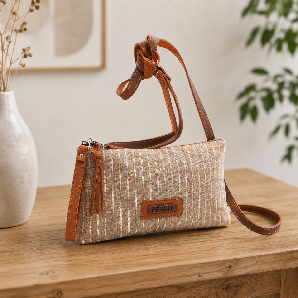 bolso naranja