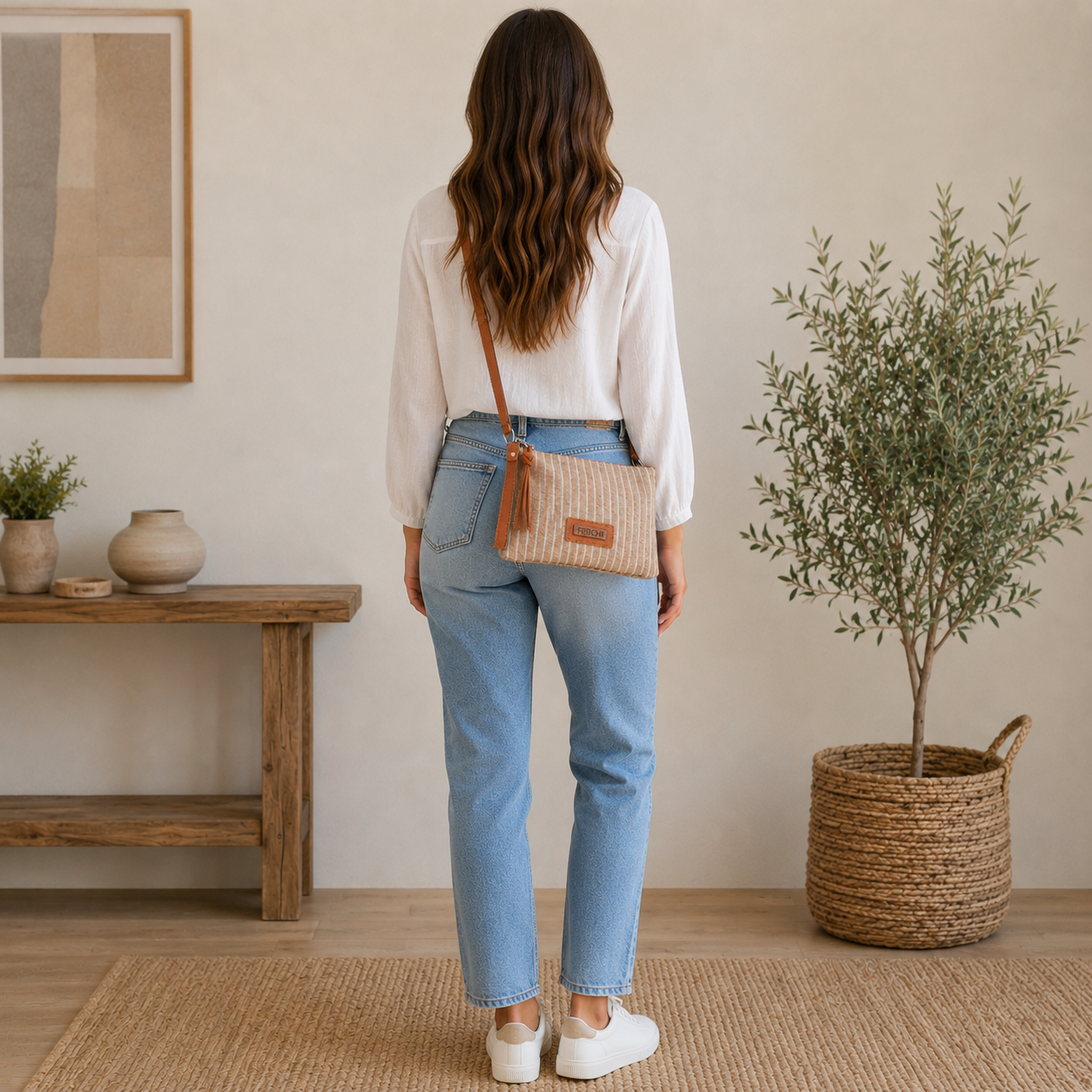 bolso naranja