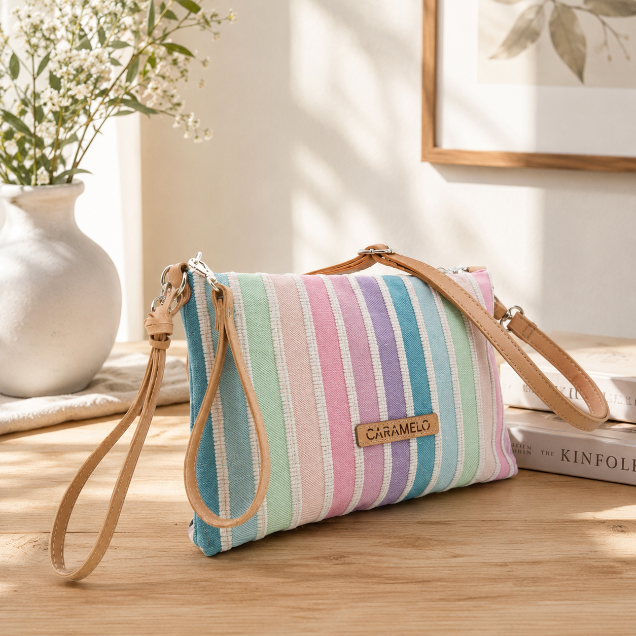 Bolso bandolera pequeño multicolor