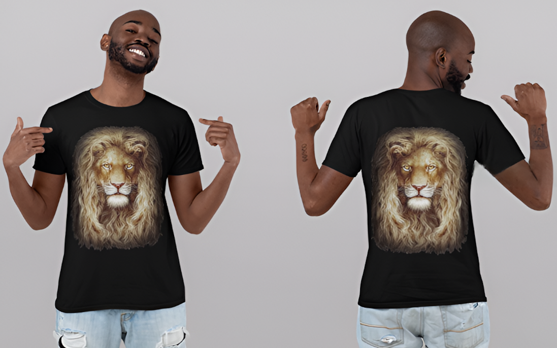 Camiseta de león sabio para adultos