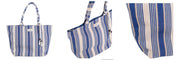 bolsa de algodón azul
