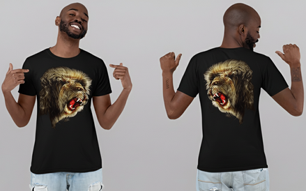Camiseta para adultos Grumpy Lion